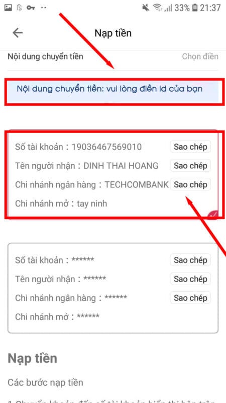 Lựa chọn phương thức thanh toán