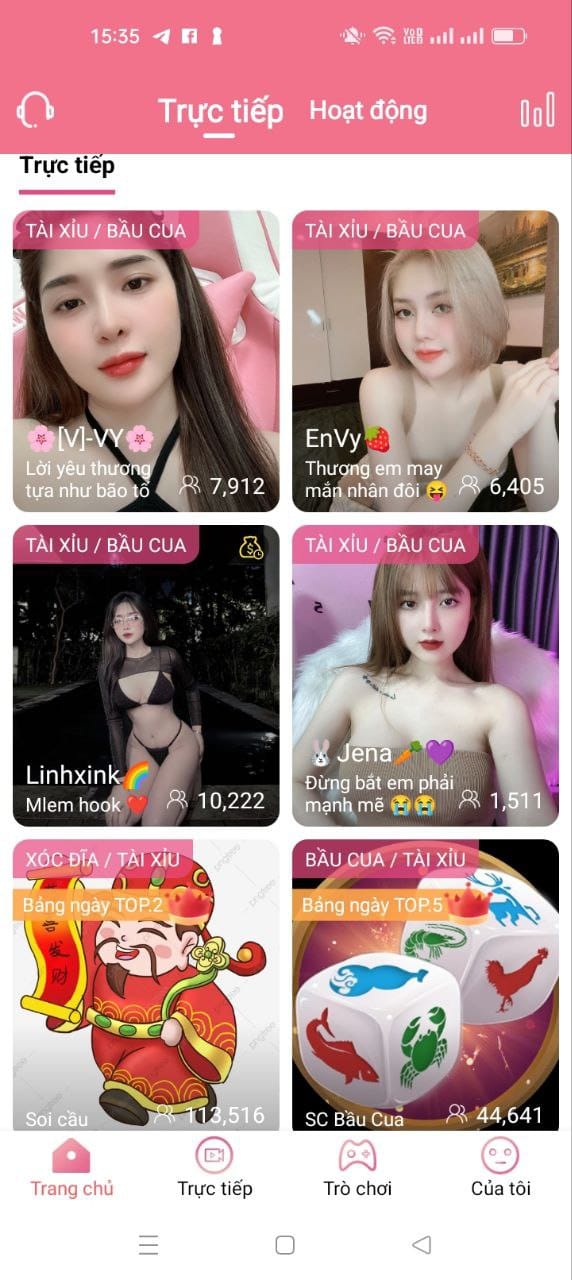 Chiêm ngưỡng dàn girl xinh tại mmlive