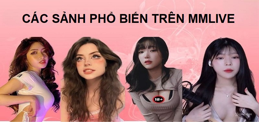 Một số sảnh livestream thường xuất hiện trên nền tảng