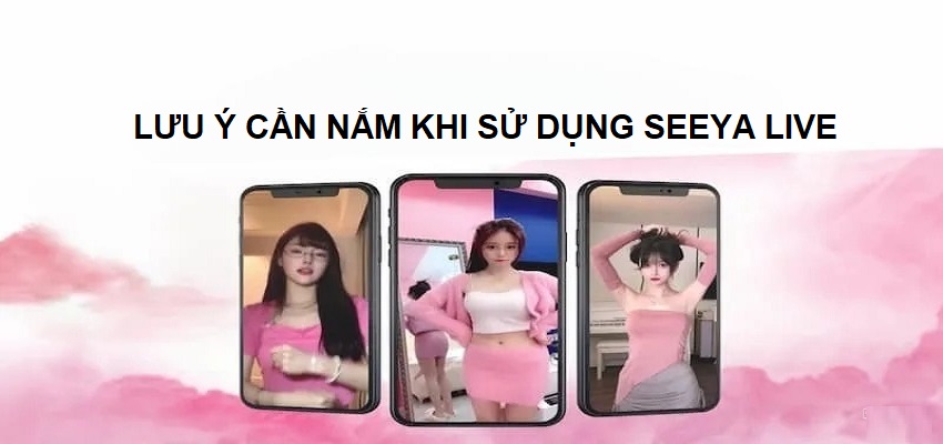 Những điểm cần lưu ý khi trải nghiệm app livestream Seeya Live